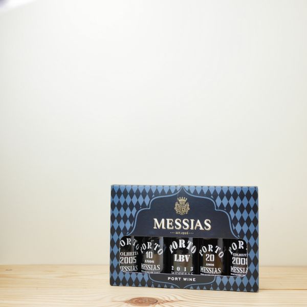 Messias Premium Portwein Probierset in Geschenkverpackung 5 x 5cl